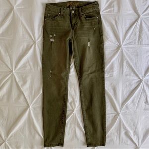 Dark Olive Green Jeans